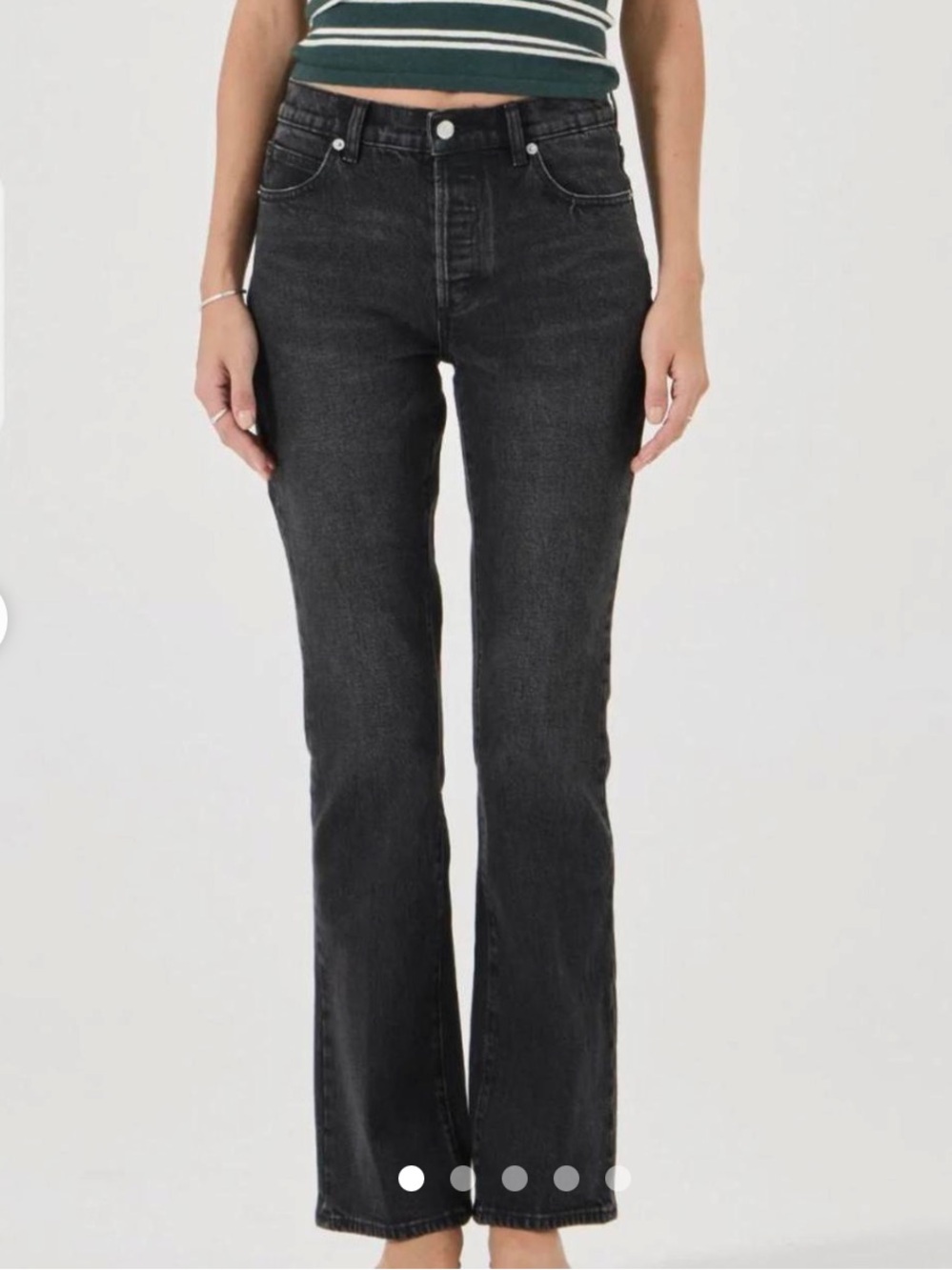 Rollas Rollas Midtown Bootcut Jean Black Iris